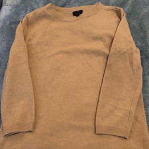 Talbots tan cashmere sweater